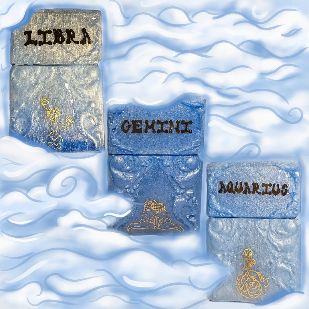 Air Sign Zodiac Zippo Lighter Case (Lighter Included)