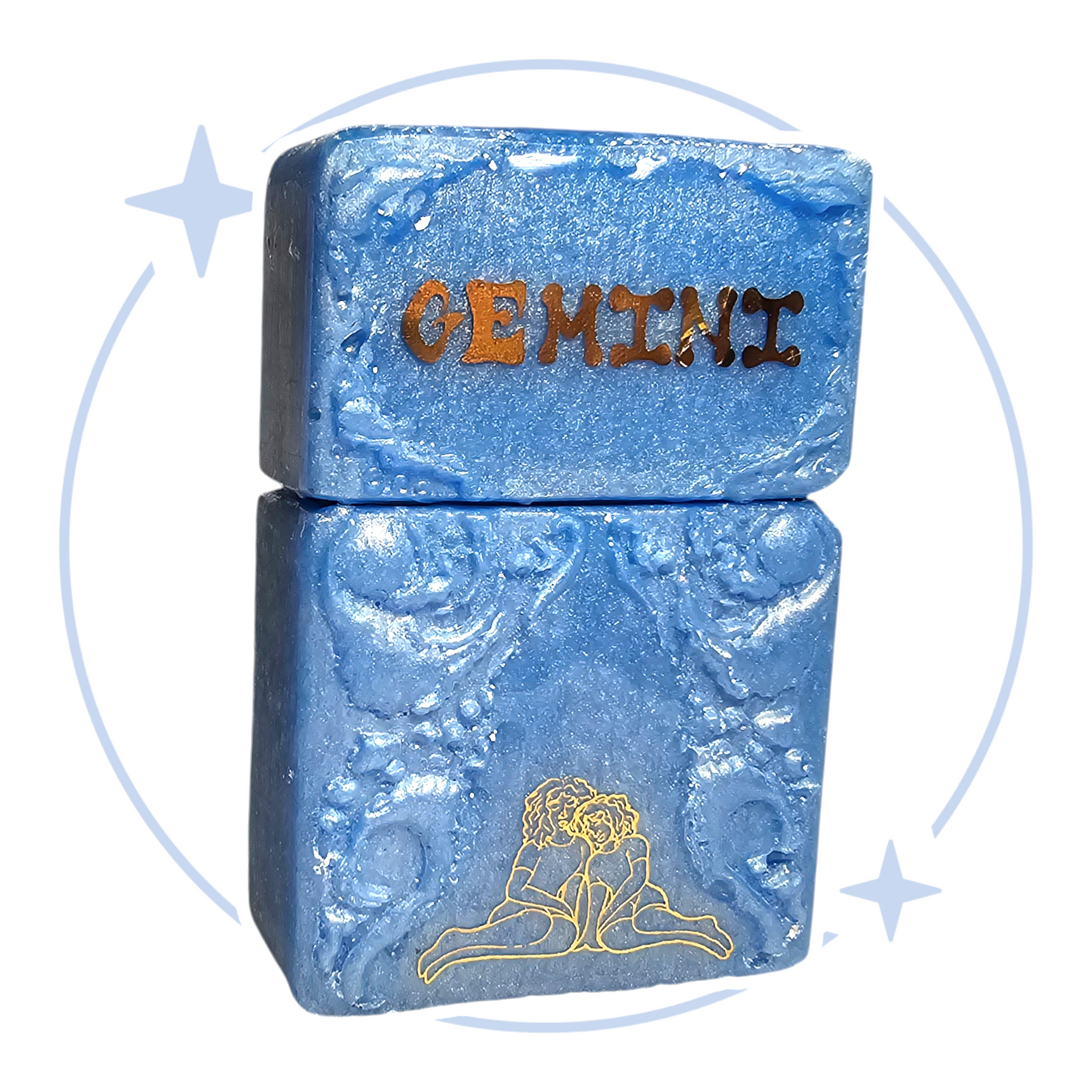 Air Sign Zodiac Zippo Lighter Case (Lighter Included)